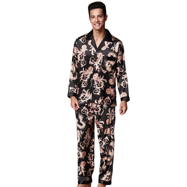 ZUEVI Classic Chinese Pajamas Dragon XL M