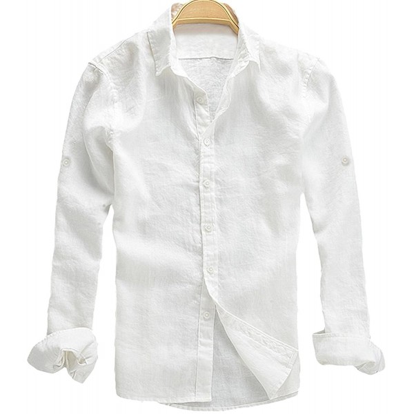 long sleeve fitted white shirt