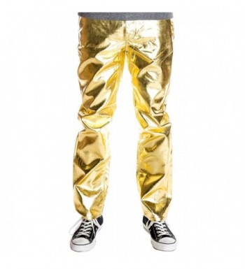 Ragstock Metallic Shiny Jeans Gold 34