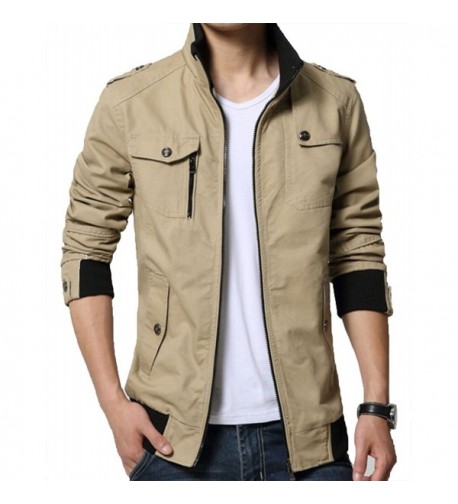 XueYin Cotton Casual Collar Jacket