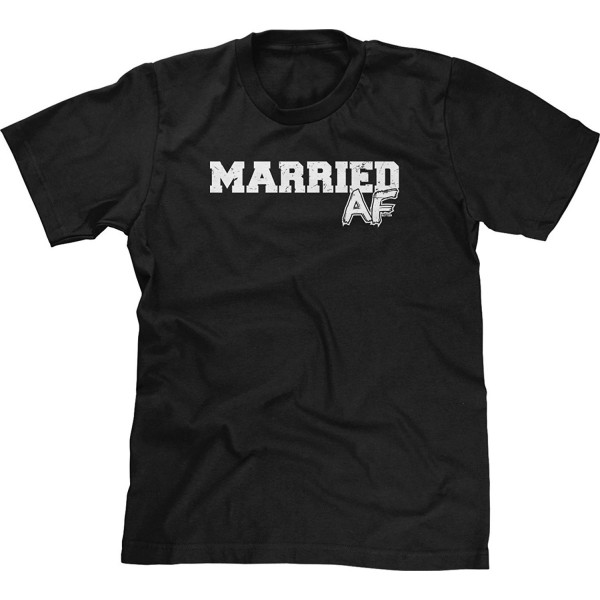 Blittzen Mens Married AF Black