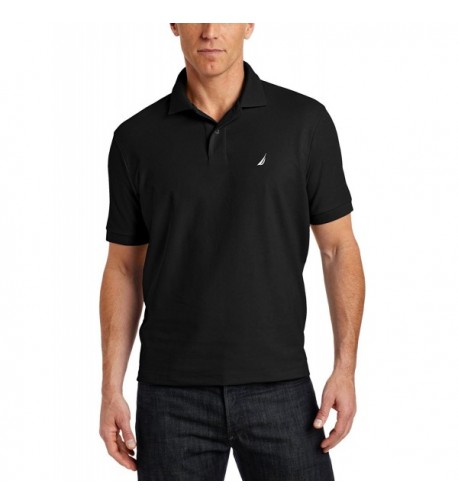 Nautica Mens Solid Shirt Black