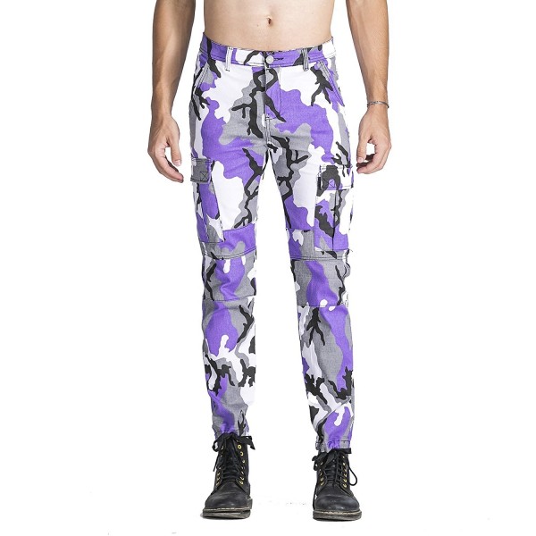 Idopy Street Camouflage Joggers Stretchy