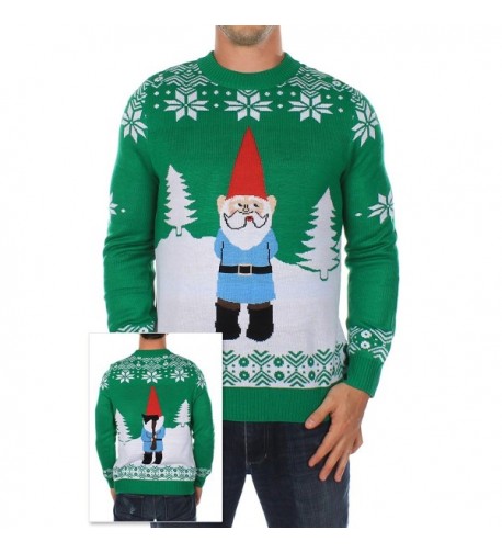 Mens Ugly Christmas Sweater Suspicious