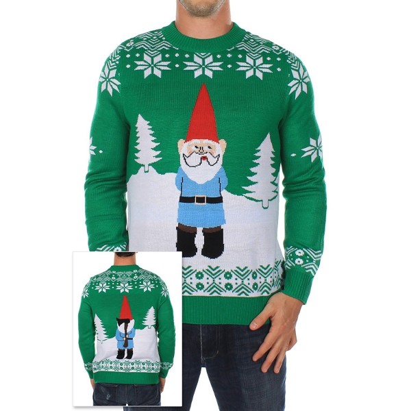 Mens Ugly Christmas Sweater Suspicious