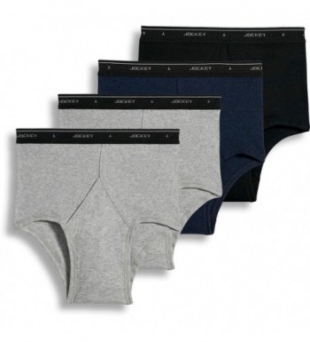 Jockey Cotton Full Rise 4 Pack Heather