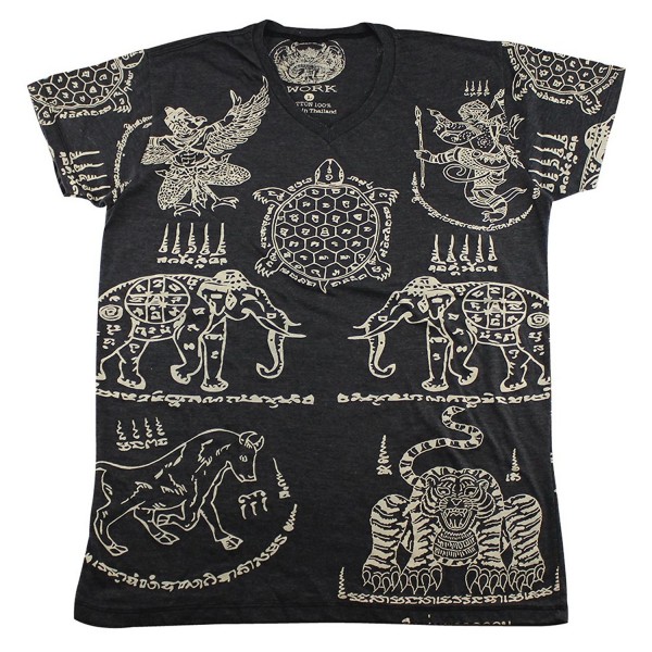 Tattoo elephant turtle T Shirt WK01 2