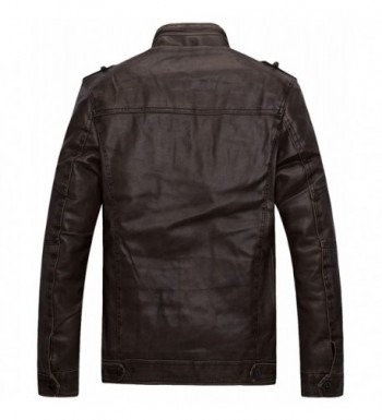 Men's Faux Leather Jackets