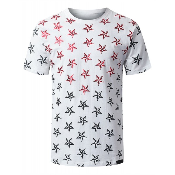 URBANCREWS Hipster Print Graphic T Shirt