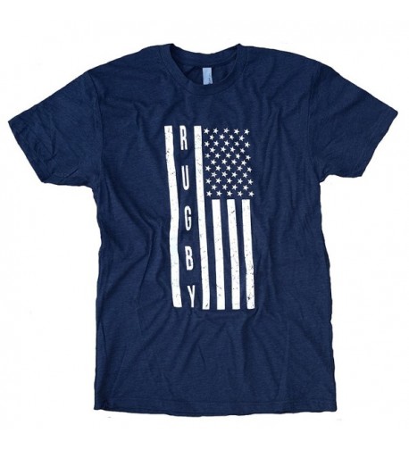 USA Flag Rugby T Shirt L