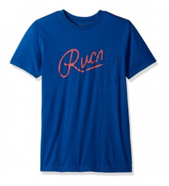 RVCA Mowgli Script Pocket Lapis