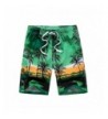 Hanmor Casual Printed Shorts Hawaiian