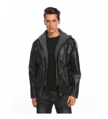 Brand Original Men's Faux Leather Jackets Outlet