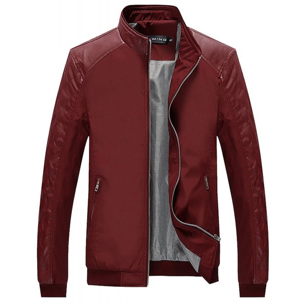 Tanming Color Block Casual Jacket