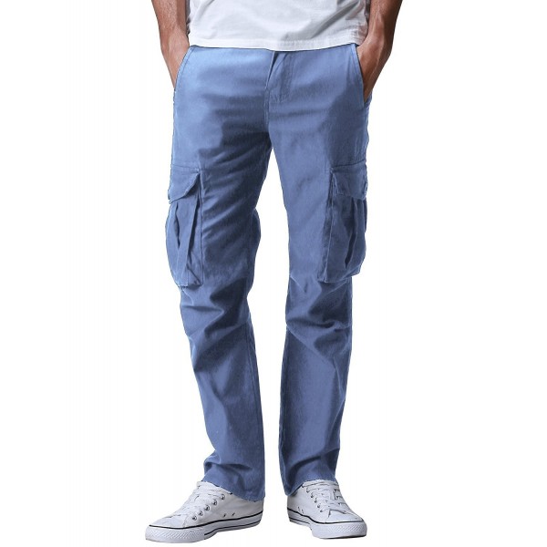 Match Mens Cargo Pants Indigo