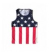 Sleeveless Muscle Vintage American Stripes