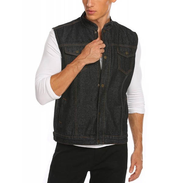 Coofandy Casual Sleeveless Hidden Zipper