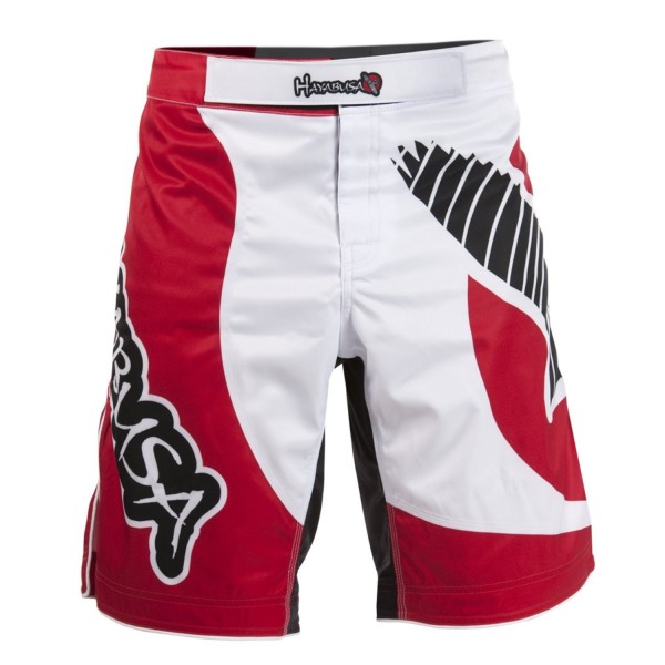 Chikara Fight Shorts - Red/White - CG117LFLEDB