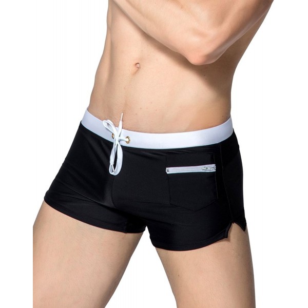 Ancmaple Swimwear Shorts Trunks Zipper