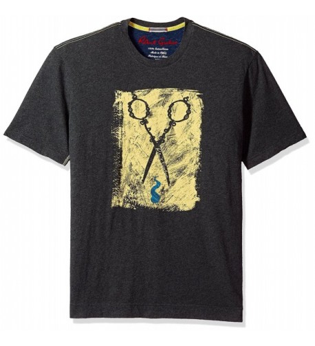 Robert Graham Scissors Graphic Charcoal