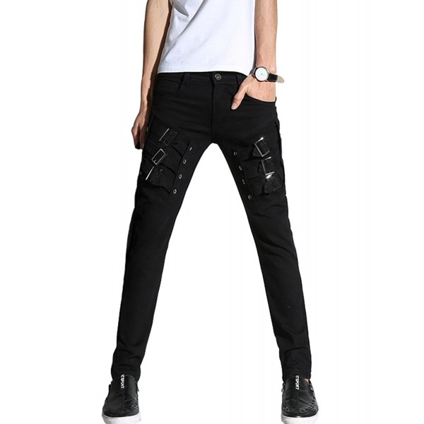 DSDZ Motocycle Skinny Pants Black