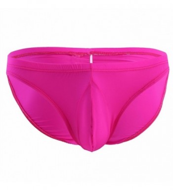 Summer Silky Feel Bulge Pouch Ruched Back Bikini Briefs Underwear ...