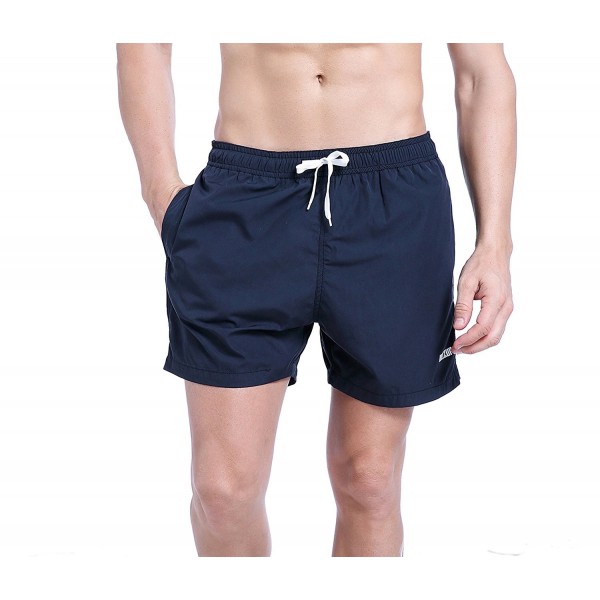 Mens Swim Trunks Water Resistant-Quick Dry Casual Swim Shorts With Mesh ...