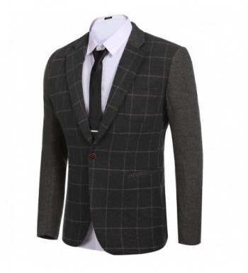 COOFANDY Elegant Regular Button Blazer