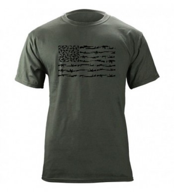 Molon Freedom Black T Shirt Green