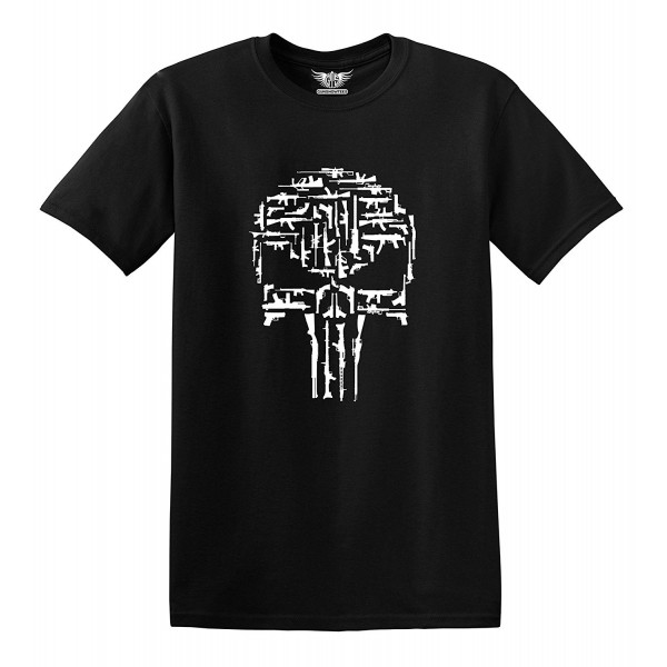 GunShowTees Skull Shirt Large Black