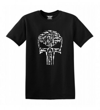 GunShowTees Skull Shirt Large Black