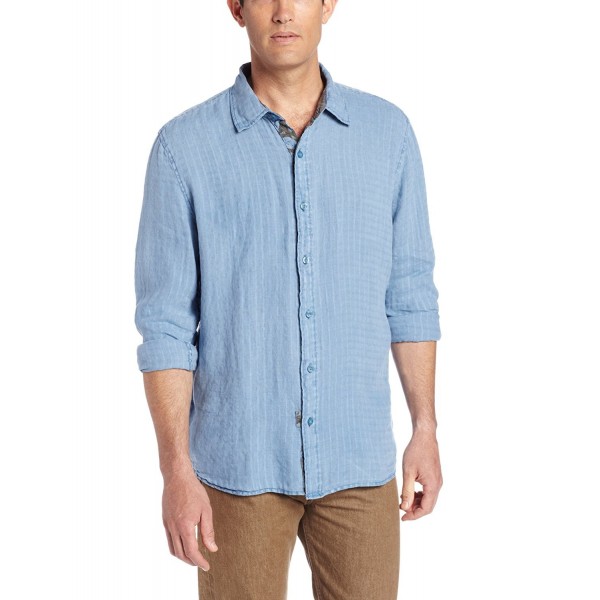 Men's Long Sleeve Dobby Shirt - Riviera - CU11E9U4587