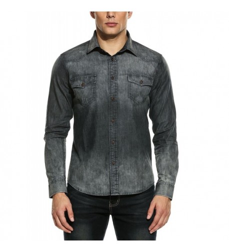 COOFANDY Casual Sleeve Button Shirts