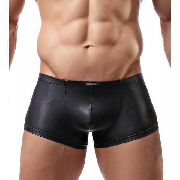 Imitation Leather Underwear Briefs C33