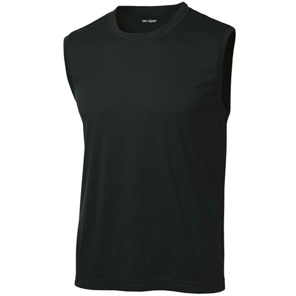 DRI EQUIP Sleeveless Moisture Wicking T Shirt Black XL