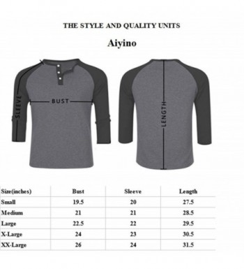 2018 New Men's Henley Shirts On Sale