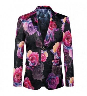 MOGU Blazer Floral Casual Jacket