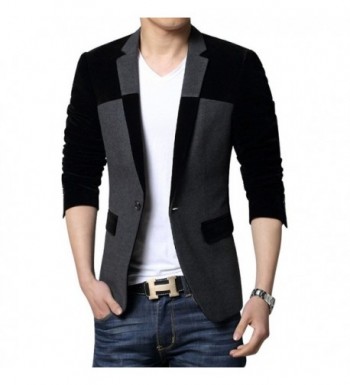 MOGU Button Center Blazer Jacket