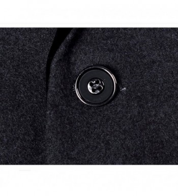 MOGU Mens 1 Button Center Vent Wool Blend Blazer Jacket