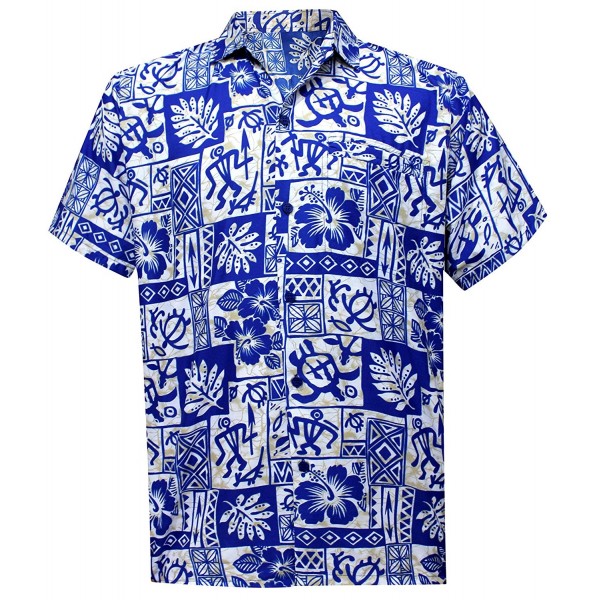 Men's Aloha Hawaiian Shirt Short Sleeve Button Down Casual Beach Party ...