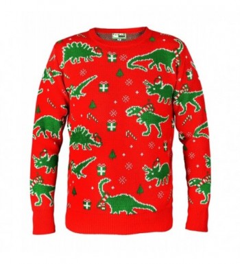 Saurheads Dinosaur Christmas Sweater X Large