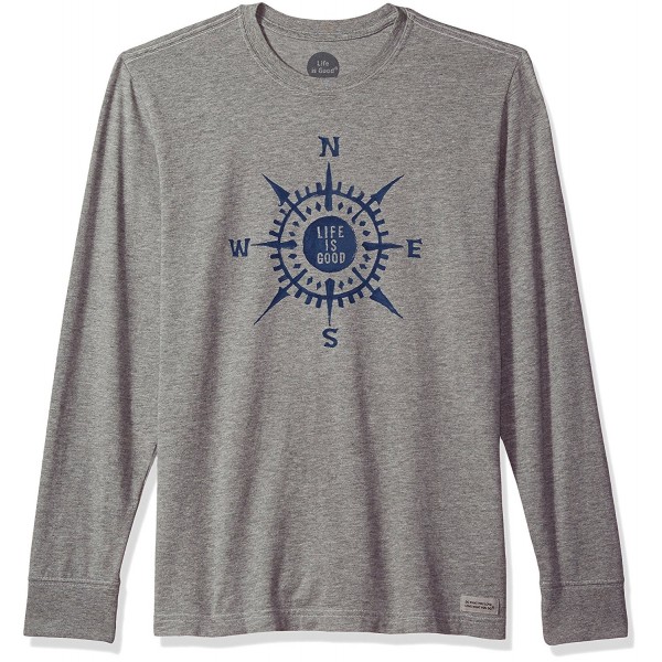 Life Crusher Compass T Shirt Heather