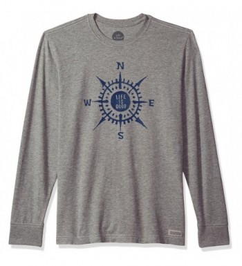 Life Crusher Compass T Shirt Heather