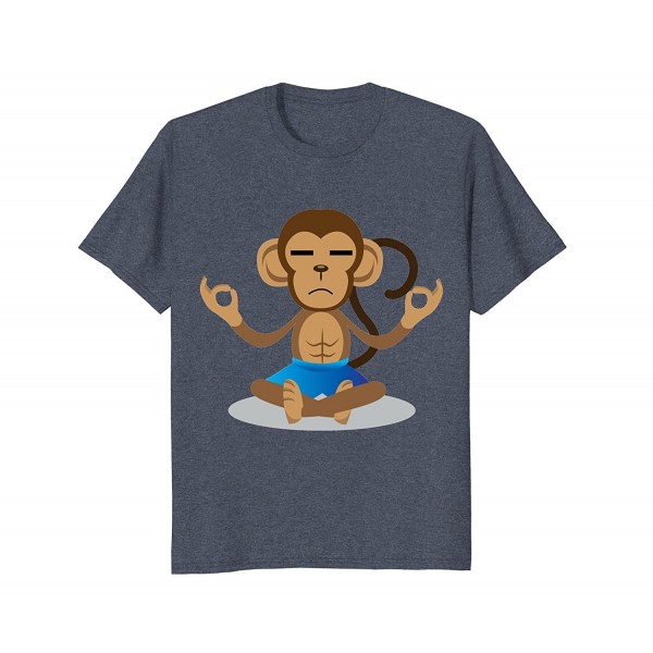 Mens Yoga Shirt Meditation Heather