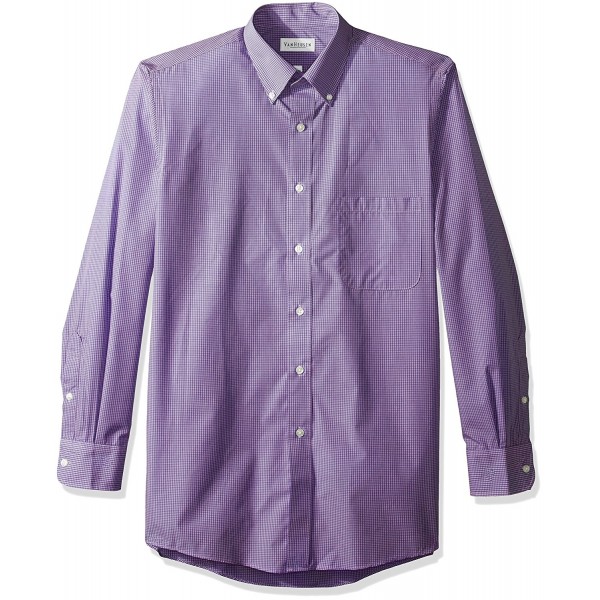 Van Heusen Regular Gingham Amethyst