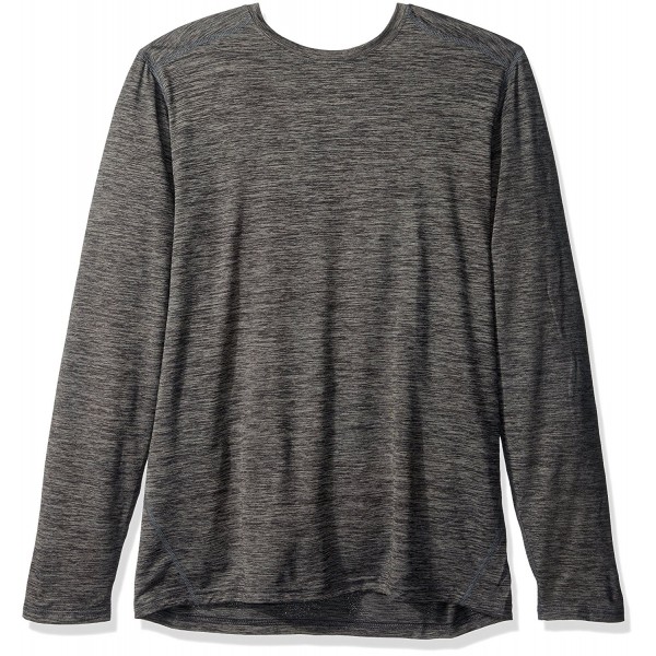 Men's Premium Performance Baselayer Top - Charcoal Grey Ebony Heather ...