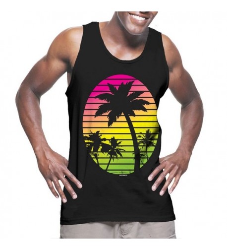 Sunset Coconut Trees T shirt Medium