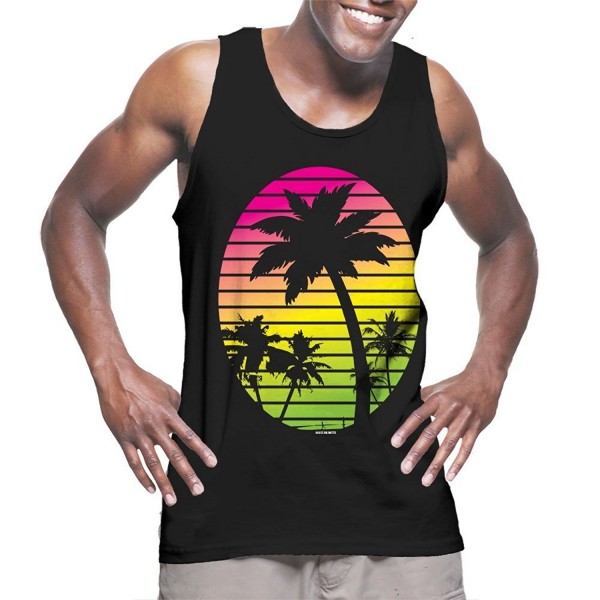 Sunset Coconut Trees T shirt Medium