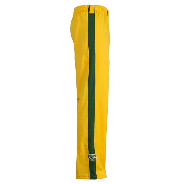 Authentic Brazilian Capoeira Martial Arts Pants - Unisex (Yellow with ...