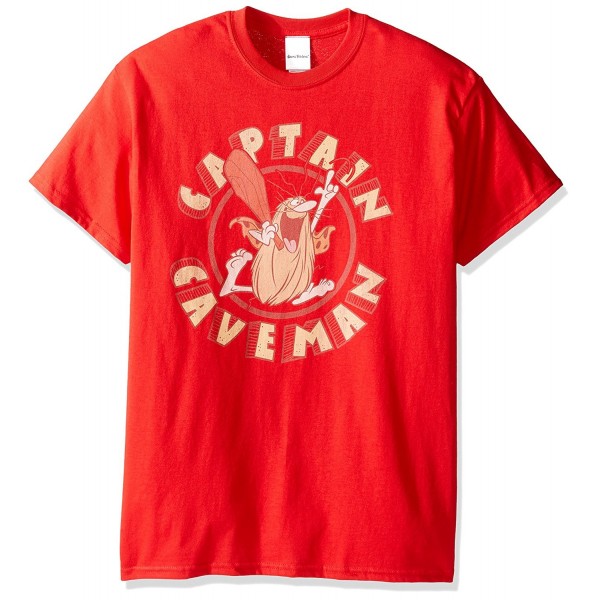 Captain Caveman Mens Circle T Shirt